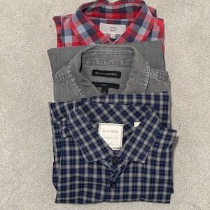 Men's long-sleeve button down shirts